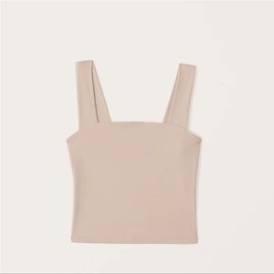 Abercrombie Double Layered Seamless Fabric Squareneck Tank NWOT